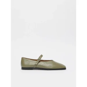 Ballerina modello Mary Jane - VERDE MAXMARA MM