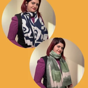 SCIARPE DONNA “GEOMETRIC CHIC”