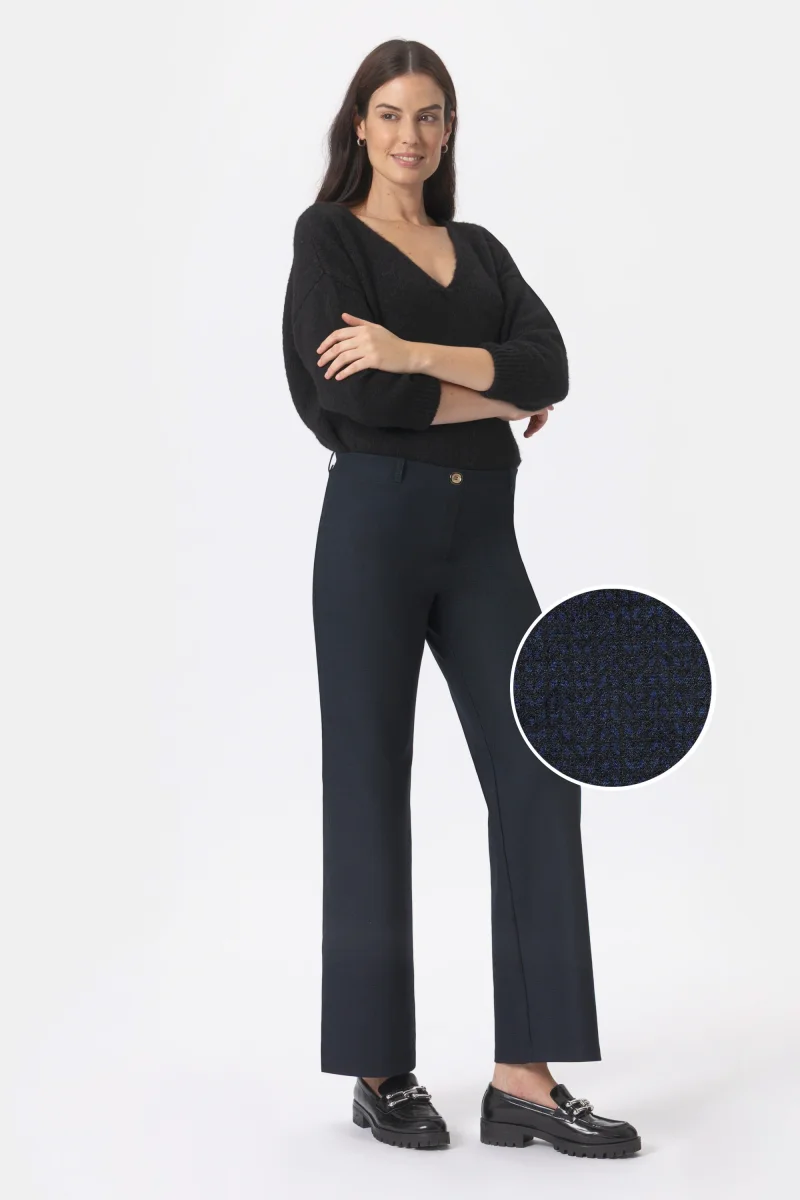 End PMS51 Pantalone in maglia microfantasia - immagine 2