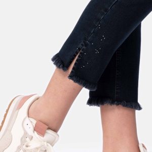 Ellie Nwf04/s Jeans con spacco e strass