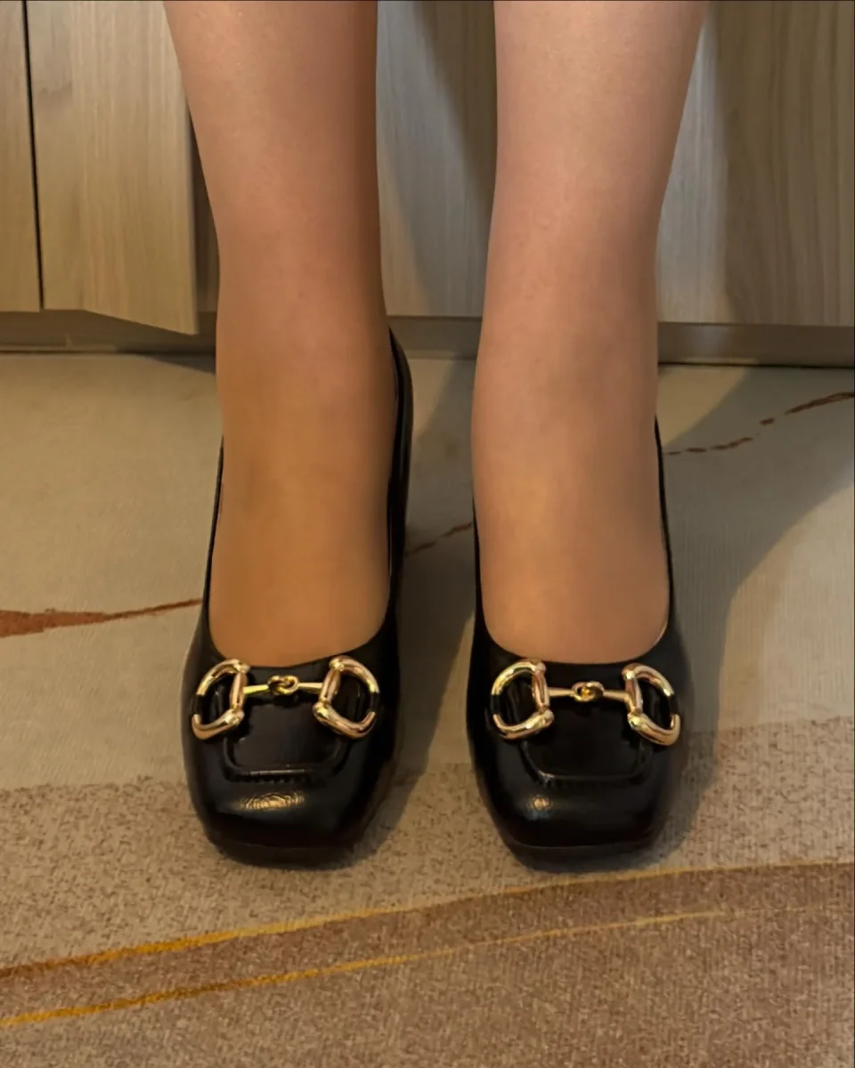 DÉCOLLETÉ NERA XTI TACCO LARGO - immagine 3