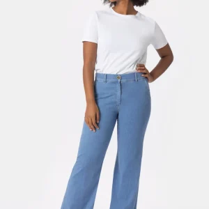 Fibi Lda319 Jeans fluido gamba larga