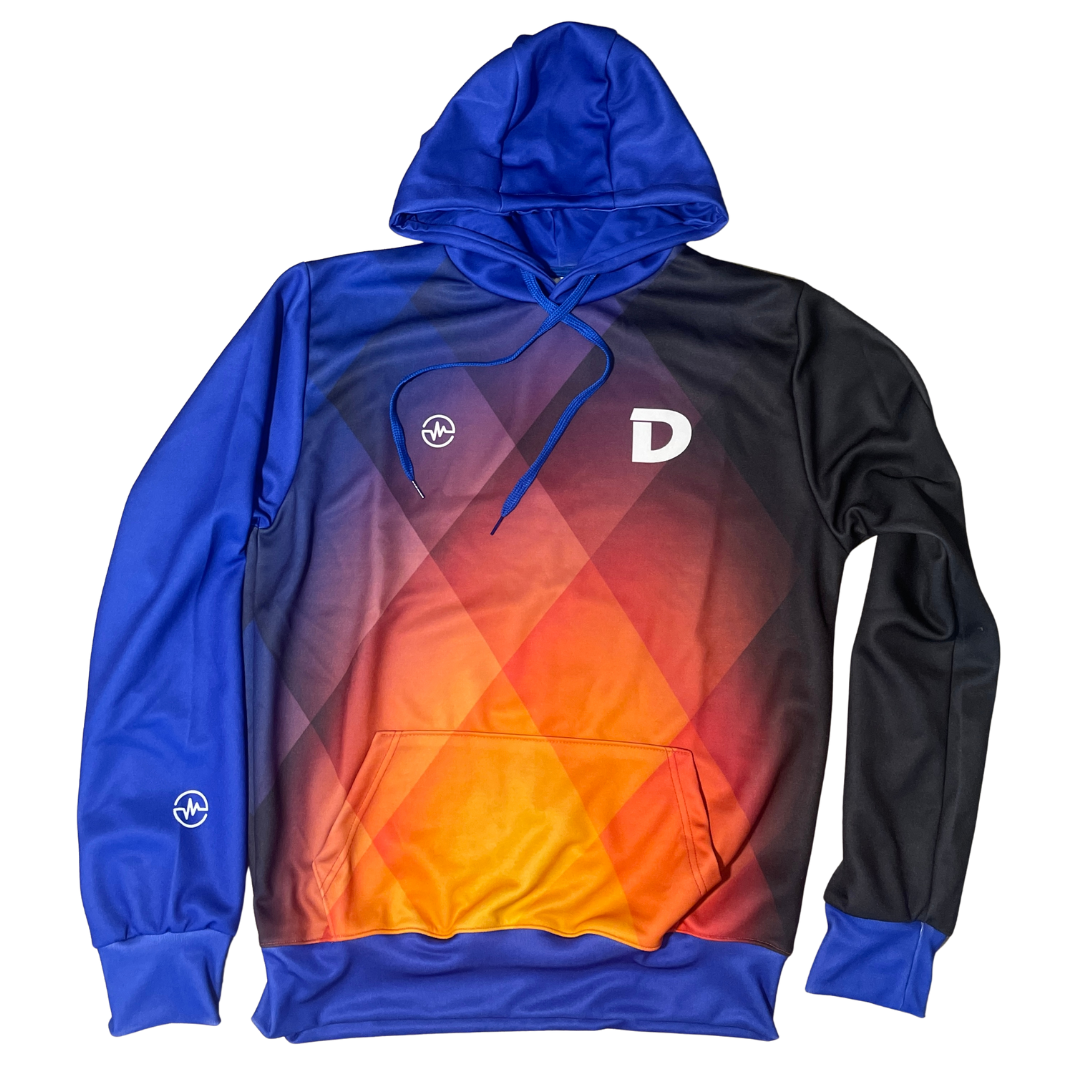 Felpa Drinky Cup blu/arancio - immagine 2