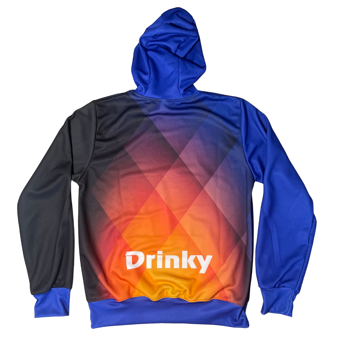 Felpa Drinky Cup blu/arancio - immagine 3