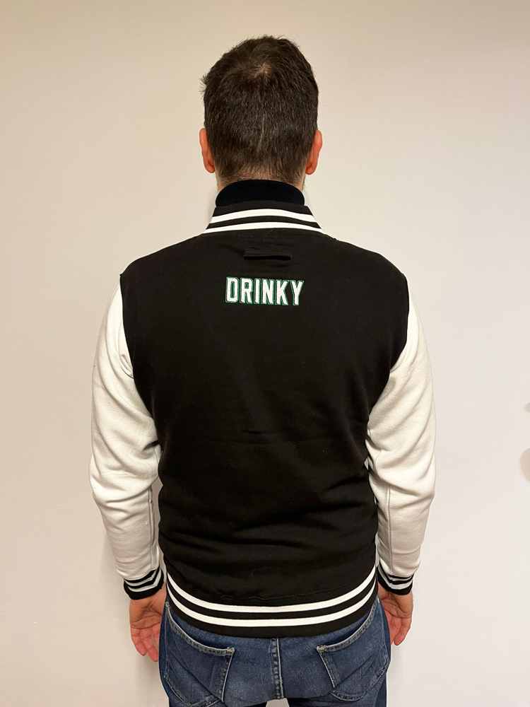 Felpa College Drinky Cup (Nera) - immagine 3