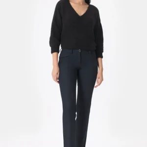 Gina PMS51 Pantalone in maglia microfantasia