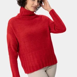 Grazia maglia Dolcevita V Rosso