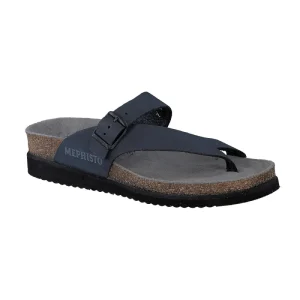 Mephisto Ciabatta Infradito HELEN Navy Sandalbuck 6045
