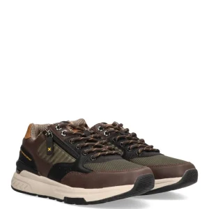SNEAKER XTI UOMO MARRONE E VERDE