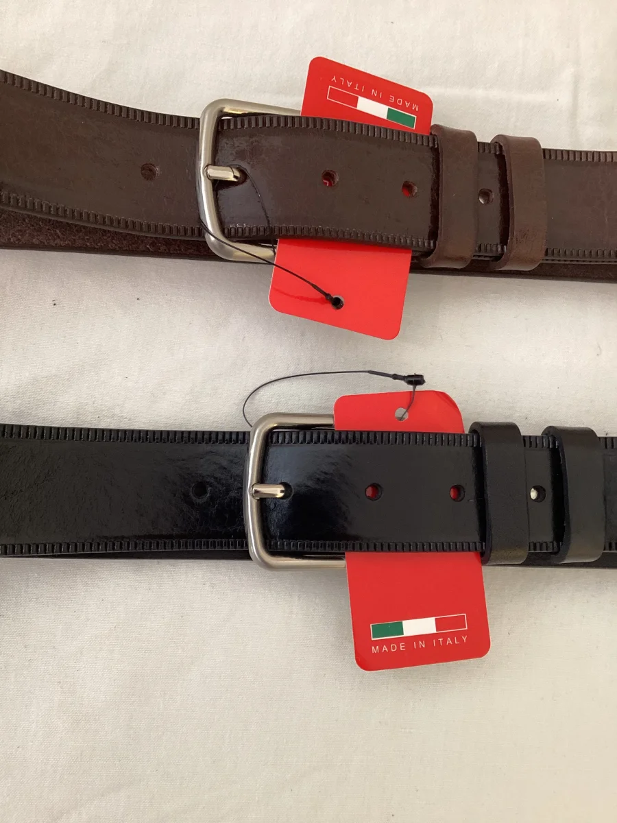 CINTURA VERA PELLE MADE IN ITALY