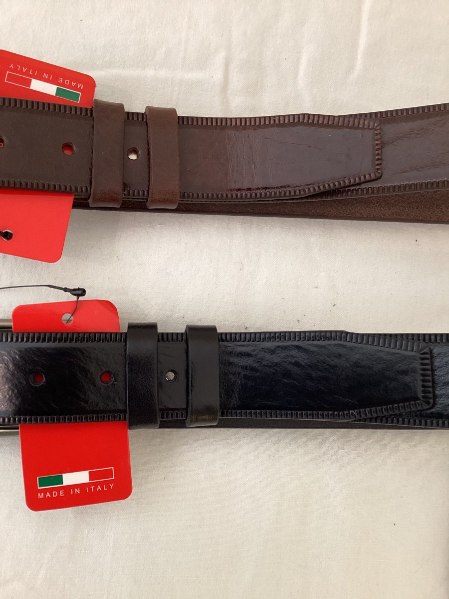 CINTURA VERA PELLE MADE IN ITALY - immagine 3