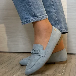 MOCASSINO XTI DONNA JEANS CAMOSCIO SINTETICO