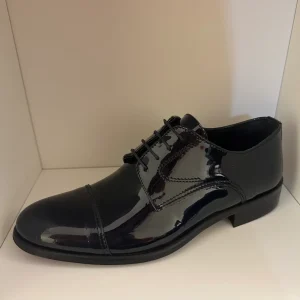 SCARPA CLASSICA UOMO LUCIDA BLU “SCARPERIA ITALIANA MADE IN ITALY”