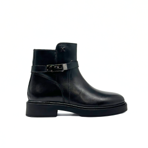 TRONCHETTO KEYS VERA PELLE NERO K-11471