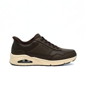 Sneaker UOMO SKECHERS UNO BANKSIA LUXE CHOCOLATE 183023/CHOC