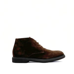 POLACCHINE UOMO NERO GIARDINI IN PELLE MORO I500850U