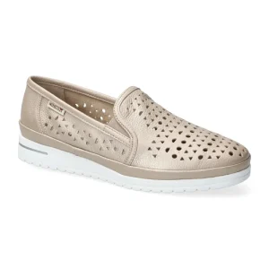 Mephisto Mocassino Accollato Sfoderato Forato JANA PERF Ceylan 991b Beige