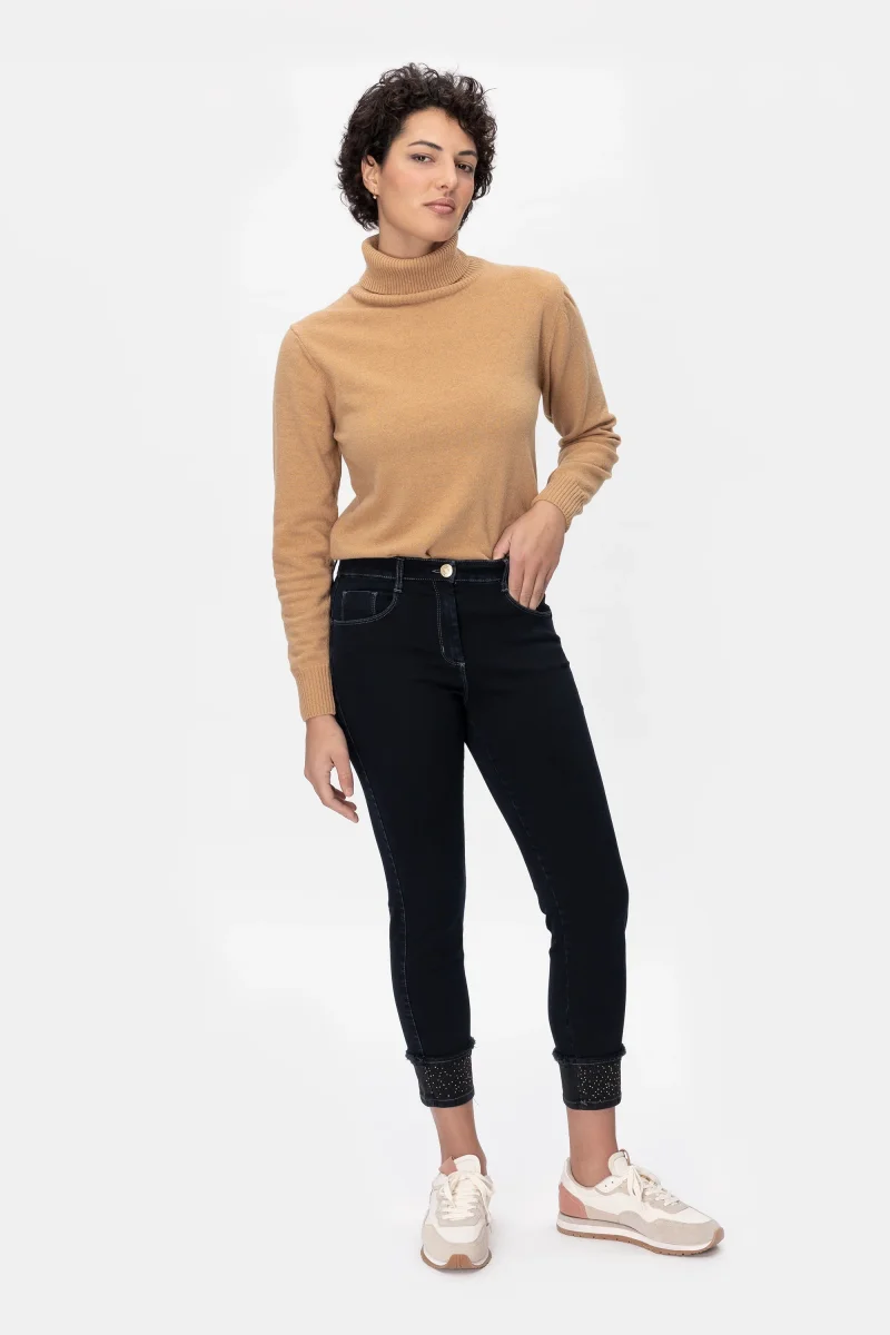 Joana Nwf04/s jeans con risvolto - immagine 2