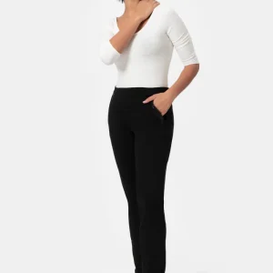 Jenny ttf Jogger in maglia nero con paillettes