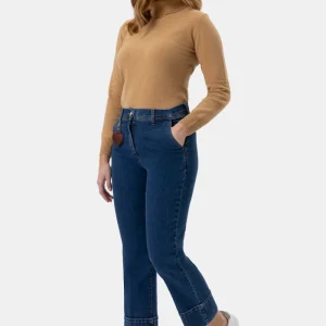 Kimmy Nex302 Jeans blu gamba dritta