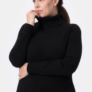 Lenora Dolcevita in lana Nero