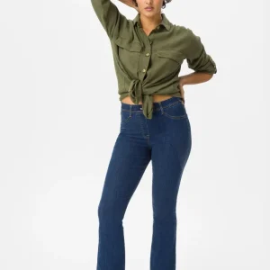 Marlena Slk04 Jeans Blu medio svasato TENCEL™Lyocell