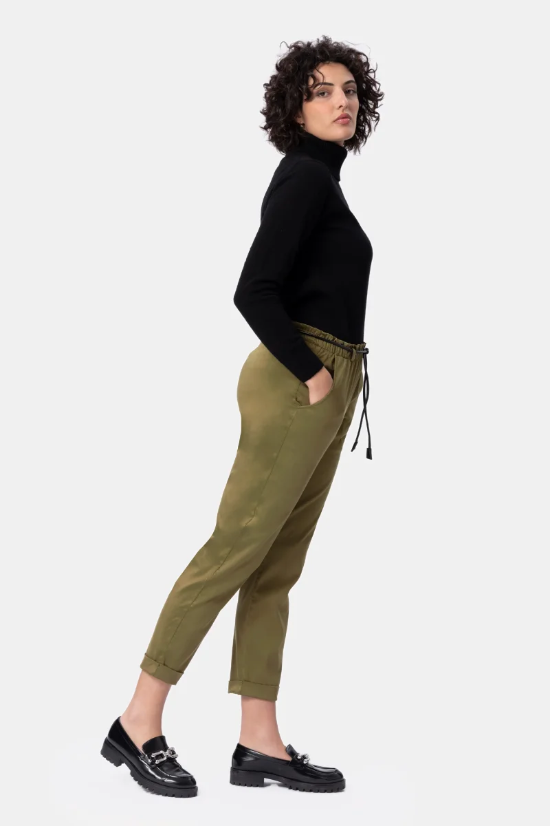 Maiorca Adl Pantalone jogger in tessuto stretch TENCEL™Lyocell - immagine 4