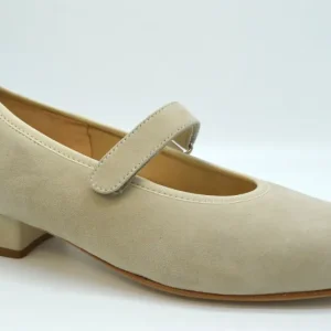 Marro Scarpa mari jane elegante 4903 Camoscio Beige 67