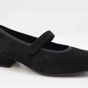 Marro Scarpa Mari Jane Elegante 4903 Camoscio Nero
