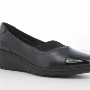 Melluso Mocassino Lavorato Con Elastici E Zeppa K91616Z Nero