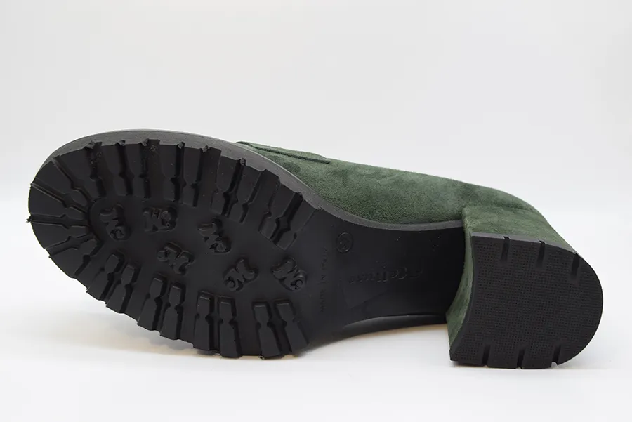 Melluso Mocassino Con Tacco E Applicazioni L5256 Nappa Mimetico - immagine 3