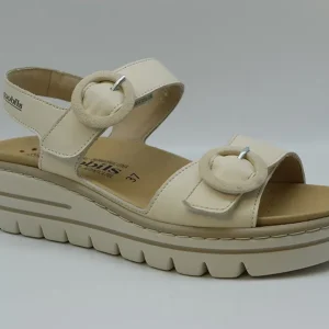 Mephisto Sandalo Doppia Regolazione Mobils CLARA Silk 7880 Off White