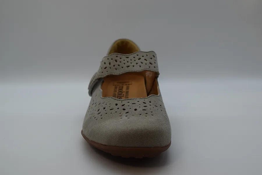 Mephisto Ballerina Mobils Con Cinturino FABIENNE Light Taupe Li 15818 - immagine 4