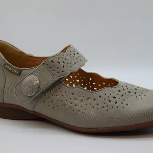 Mephisto Ballerina Mobils Con Cinturino FABIENNE Light Taupe Li 15818