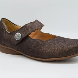 Mephisto Ballerina Con Cinturino Estraibile FLORA Monaco 2758 Brown