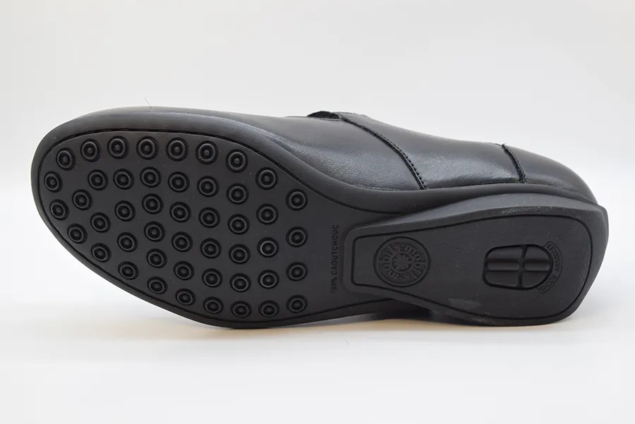 Mephisto Ballerina Con Cinturino Estraibile FLORA Silk 7800 Black - immagine 4