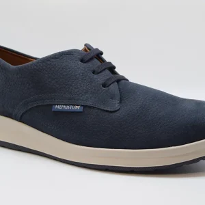 Mephisto Stringata 3 Buchi Liscio LESTER Sportbuck 1945 Navy