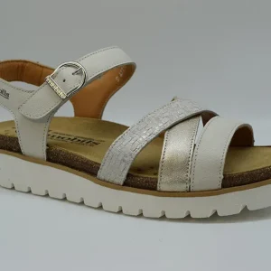 Mephisto Sandalo Cinturini Intrecciati Pianta THINA Ceylan 9934/ch. 9502/cr. 17430 Fog