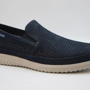 Mephisto Mocassino Uomo Forato Sfoderato TIAGO Sportbuck 1945 Navy
