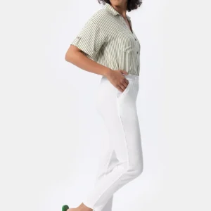 Nairobi Gax Pantalone di lino viscosa stretch