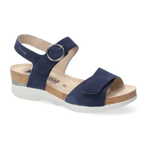 Mephisto Sandalo 2 Velcri ORIANA Velcalf Premium 1220g Midnight Blue