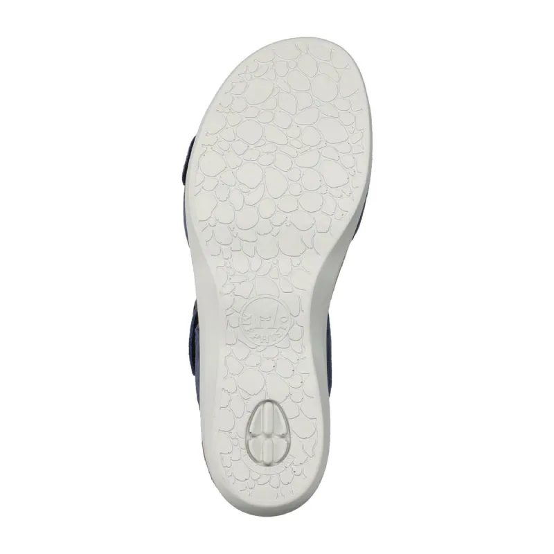 Mephisto Sandalo 2 Velcri ORIANA Velcalf Premium 1220g Midnight Blue - immagine 5