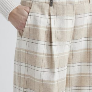 Peserico Pantalone in flanella a quadri