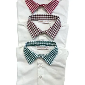 Polo con colletto camicia capsule fiore  (+colori )