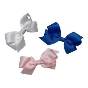 Doppio fiocco grande gros-grain