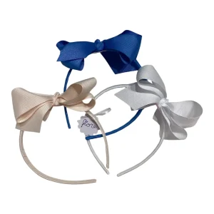 Cerchietto gross-grain modello fiocco grande