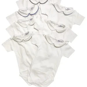 Body manica corta colletto profilo colorato (+colori)