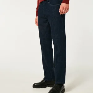 Cruna Pantalone 5 tasche regular fit in denim giapponese