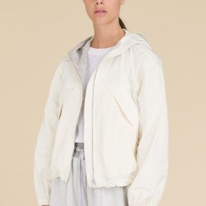 Peserico Giubbino in leggero twill misto lino tecnico