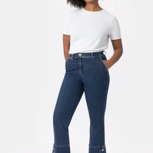 Salem Ant302 Jeans blu gamba dritta